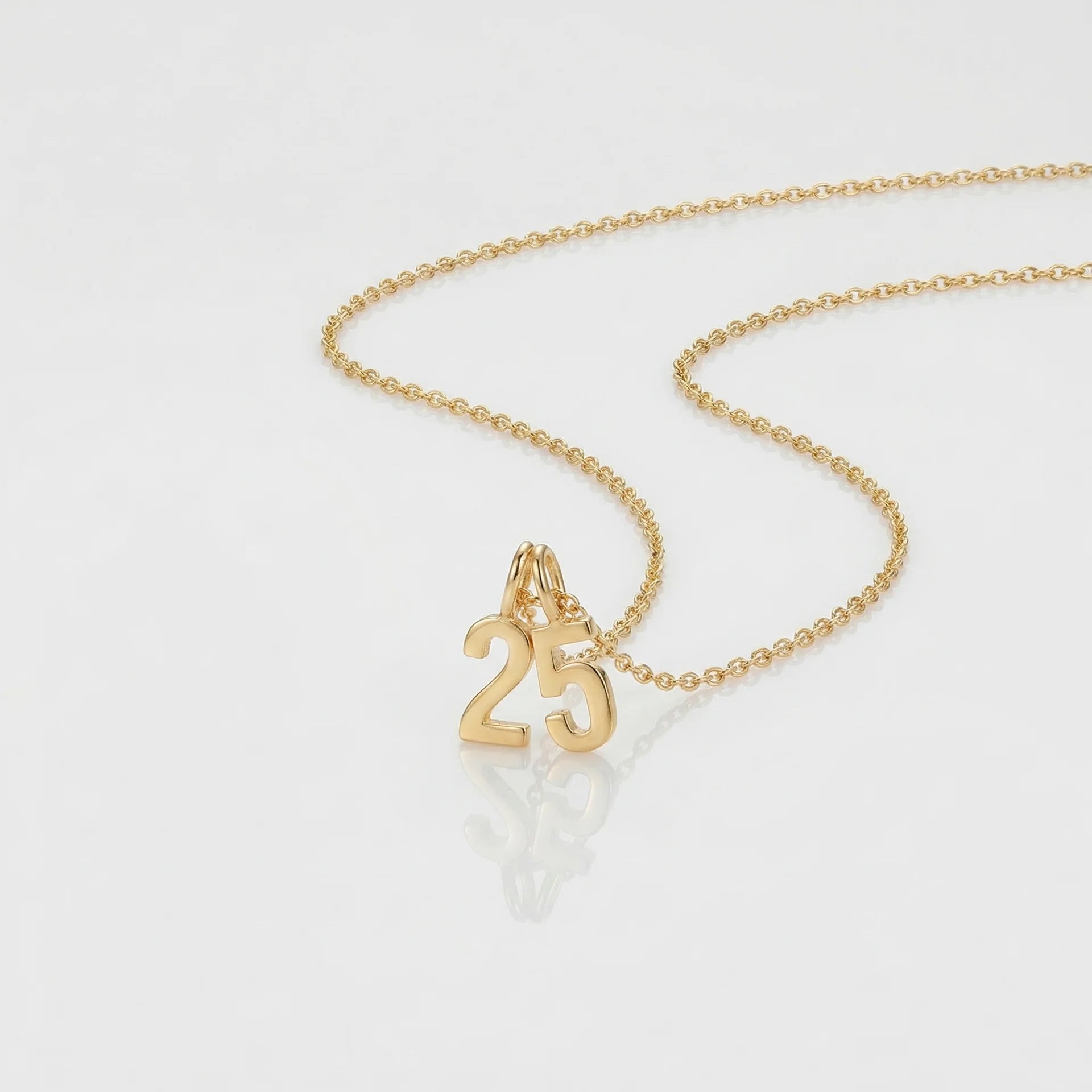 Dainty Number Necklace - Jewelled Me