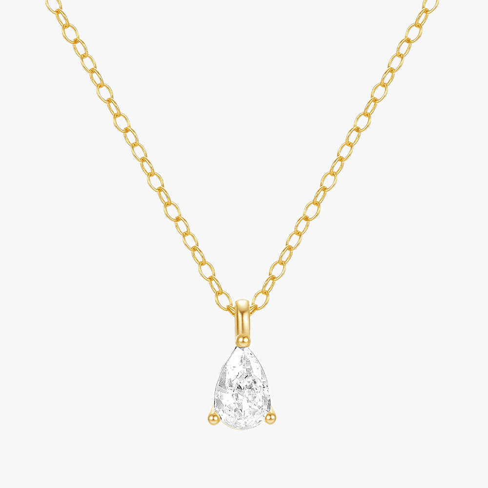 Elsa Jewelled Droplet Necklace